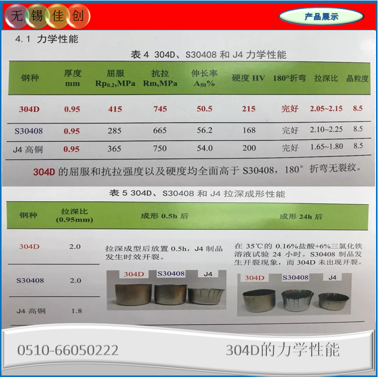什么是304D不銹鋼？304D不銹鋼耐腐蝕、機(jī)械性能對(duì)